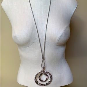 🔆Treska silver long necklace